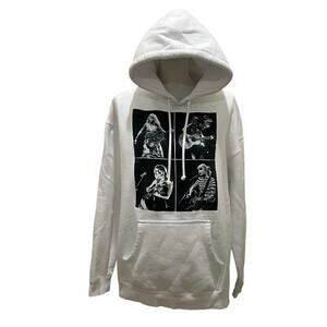Taylor Swift Eras Tour 2023 White Black Hoodie Sweatshirt Large